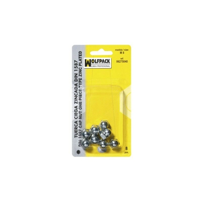 Dado cieco Din1587 M05 (10 pezzi)