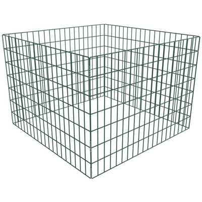Asupermall - Compostiera da Giardino Quadrata a Rete 100 x 100 x 70 cm