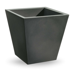 Vaso quadrato in resina 'Single' 45 cm. Antracite características