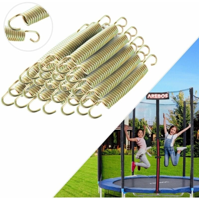 20 x Molle a Spirale di Ricambio per Tappeto Elastico Trampolino 165 mm - Arebos