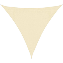 Parasole a Vela HDPE Triangolare 3,6x3,6x3,6 m Crema - crema - Vidaxl en oferta