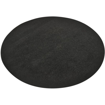 Erba Artificiale con Tacchetti D.95 cm Antracite Rotondo - Antracite - Vidaxl