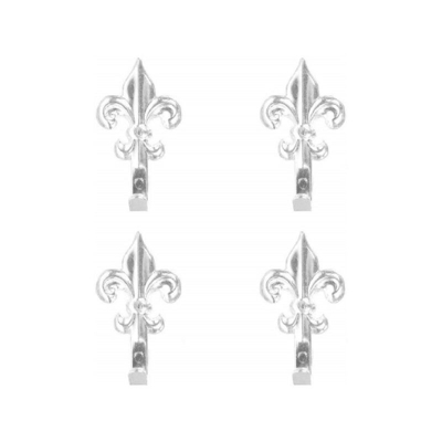 15Pz Ganci Appendi Argento 3Cm Appendino Per Quadri Giglio Fiorentino Con Chiodi