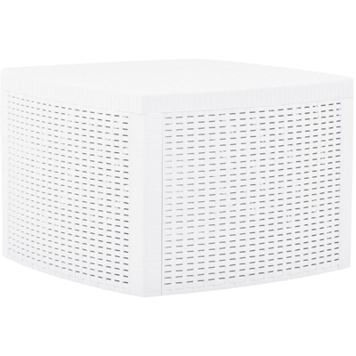 Tavolino Bianco 54x54x36,5 cm in Plastica