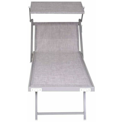 Lettino Da Mare In Alluminio Tortora Mare Stabilimento 188 X 67 X 38 H Cm precio