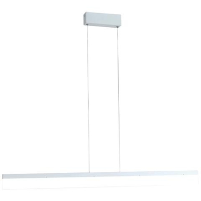 LED-SATURN-S120 - Lampadario bianco rettangolare a led 36 watt