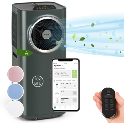 Kraftwerk Smart 10K Climatizzatore Portatile 10.000 BTU/2,9 kW antracite