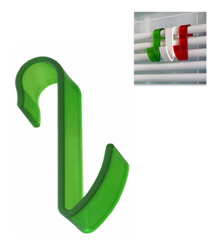 Pika' 1 gancio hook colore verde appendini per radiatori indistruttibili características