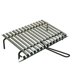 BISTECCHIERA GRIGLIA CM 40x35x11h INOX GOCCIOLATOIO BARBECUE GRIGLIATA FER 19927 precio