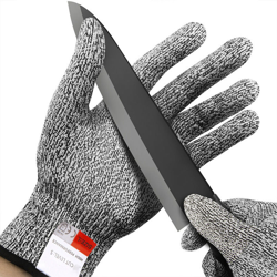 Guanti resistenti al taglio, L, grigio canapa características