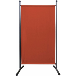 Paravento da Giardino 180 x 78 cm Divisorio in Tessuto Protezione della Privacy Rosso-Arancio precio