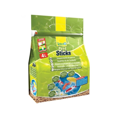 Mangime Per Carpe Koi Pesci Rossi Pesci Da Laghetto Tetrapond Stick 4 Litri