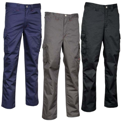 Espinar pantalone da lavoro per autunno inverno in cotone e poliestere Grigio XXL - Cofra