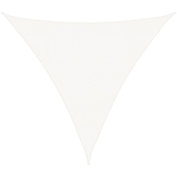 vidaXL Vela Parasole 160 g/m² Bianca 4x4x4 m in HDPE - Bianco en oferta