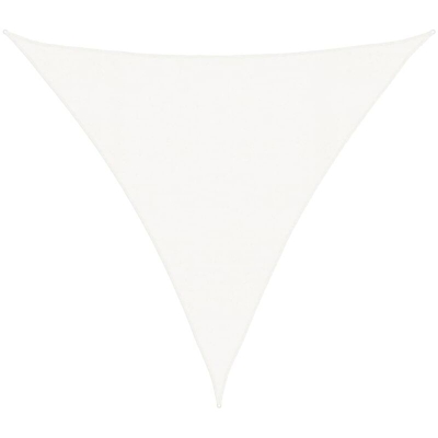 vidaXL Vela Parasole 160 g/m² Bianca 4x4x4 m in HDPE - Bianco