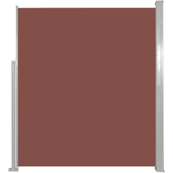 Tenda da Sole Laterale Retrattile 120 x 300 cm Marrone - Marrone - Vidaxl precio