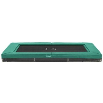 Etan - SOLO TRAMPOLINO Tappeto elastico interrato rettangolare 310x232cm - verde. Senza rete di sicurezza, versione sport, per adolescenti e adulti