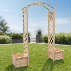 rosa arco pergola arco traliccio in legno precio