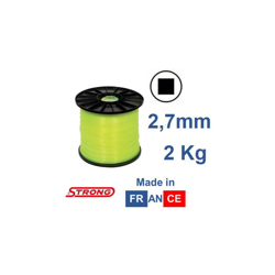 Filo per decespugliatore quadro diametro 2,7mm - 240mt - Strong características