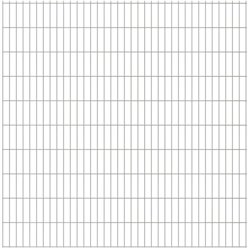 2D Pannelli di Recinzione 2,008x2,03 m 4 m (Totale) Argento - Argento - Youthup en oferta