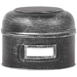 Contenitore 13x13x10 cm S Nero Anticato - Nero - Label51 precio