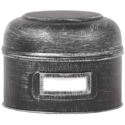 Contenitore 13x13x10 cm S Nero Anticato - Nero - Label51
