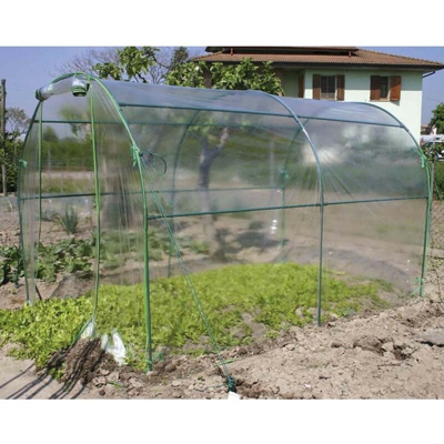 Verdemax - Telo ricambio anti UV. per serra 2640 a tunnel Premium cm L. 200 x P. 300x h.180