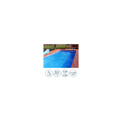 Piscine Italia - Piscina fuori terra con tubolari LAGUNA BASIC 3,80x2,80 m - h.125 cm en oferta