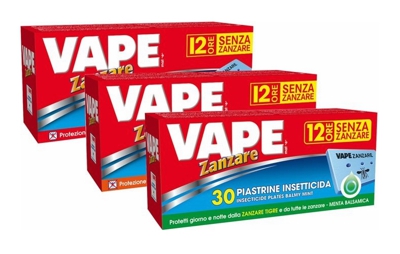 Piastrine Profumate per Insetticida Elettrico Antizanzare Cf. 30Pz - Vape
