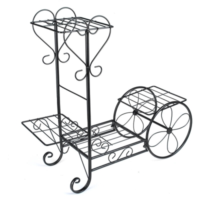 Scaffale decorativo per vasi da fiori Espositore per piante a 4 livelli C.