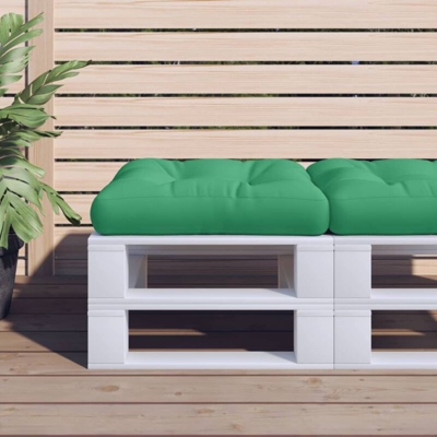 Cuscino per Divano Pallet Verde 58x58x10 cm - Verde - Vidaxl