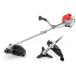 Desbrozadora 2-en-1 motor gasolina 65cc arranque electrico y arnes - Greencut precio
