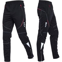 Pantaloni da ciclismo da uomo Pantaloni sportivi Antivento in pile termico Inverno Bicicletta da corsa Pantaloni sportivi da corsa Pantaloni,modello: precio