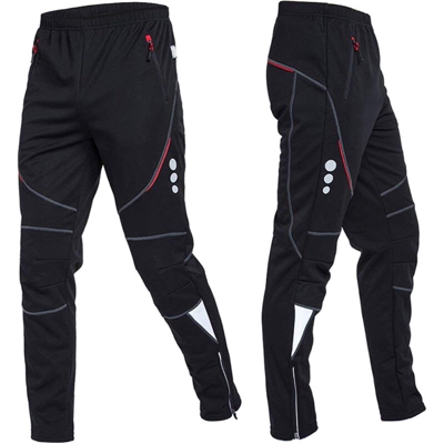 Pantaloni da ciclismo da uomo Pantaloni sportivi Antivento in pile termico Inverno Bicicletta da corsa Pantaloni sportivi da corsa Pantaloni,modello: