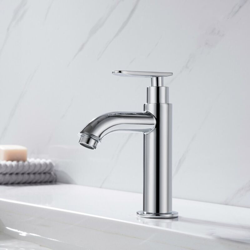 Rubinetto del rubinetto della lavata della mano del rubinetto di acqua fredda del cromo del rubinetto del bagno precio