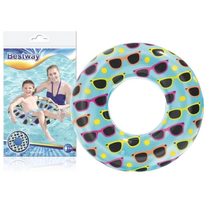 Flotador Hinchable Infantil Gafas Sol 76 cm - 36057 - Bestway