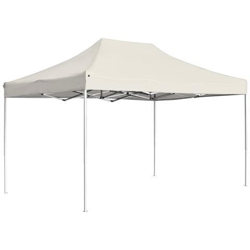 Gazebo Professionale Pieghevole In Alluminio 4,5x3 M Crema en oferta