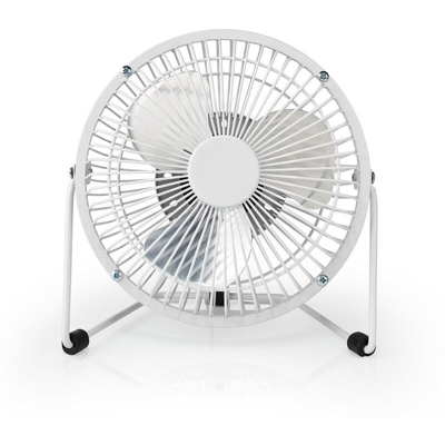 Nedis FNDK1WT15 Ventilatore da tavolo USB Bianco 15 cm 3W
