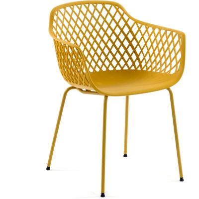 Sedia Quinn giallo - Mustard - Kave Home