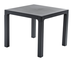 Tavolo ares in resina simil rattan espresso 90x90x74 precio