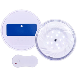 vidaXL Luce LED Piscina Galleggiante Subacquea con Telecomando Bianca - Bianco en oferta