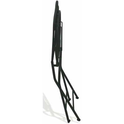 Set Da Giardino Pieghevole In Ferro Con Tavolo E 2 Sedie Provence Breakfast Nero - Soriani