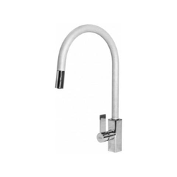 Miscelatore Monocomando con canna girevole e doccetta estraibile Rain Plus 21x41 cm Granitek Bianco 68 precio