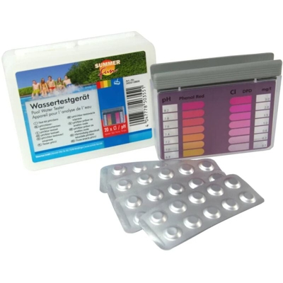 Set di Test per Cloro e PH - Trasparente - Summer Fun