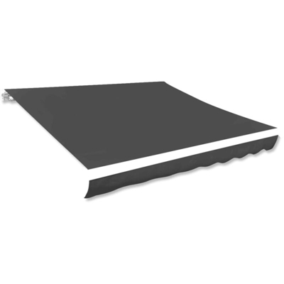 Tendone Parasole in Tela Antracite 400x300 cm