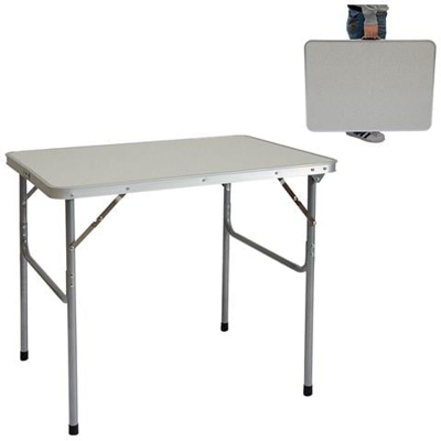Tavolino Da Pic-nic 80x60x70cm Tavolo Da Campeggio Mercatino 3kg In Acciaio Pieghevole Format