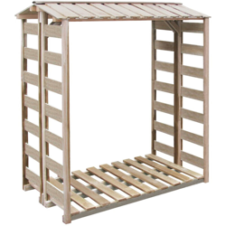 Asupermall - Deposito per Legname Capanno 150x90x176 cm Pino Impregnato precio