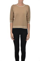 Wool-blend pullover en oferta