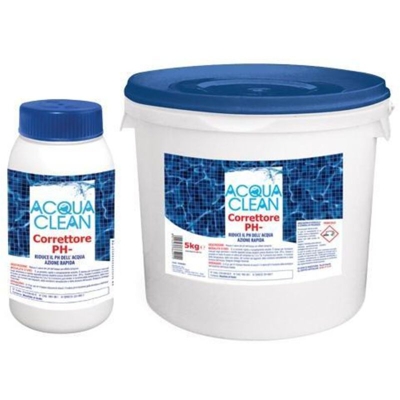 5kg REGOLATORE CORRETTORE PH MENO PER PISCINA GRANULARE PH -