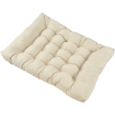 [en.casa] - 1x Cuscino sedile per divano paletta euro [crema] cuscini per palette supporto In/Outdoor mobili imbottiti